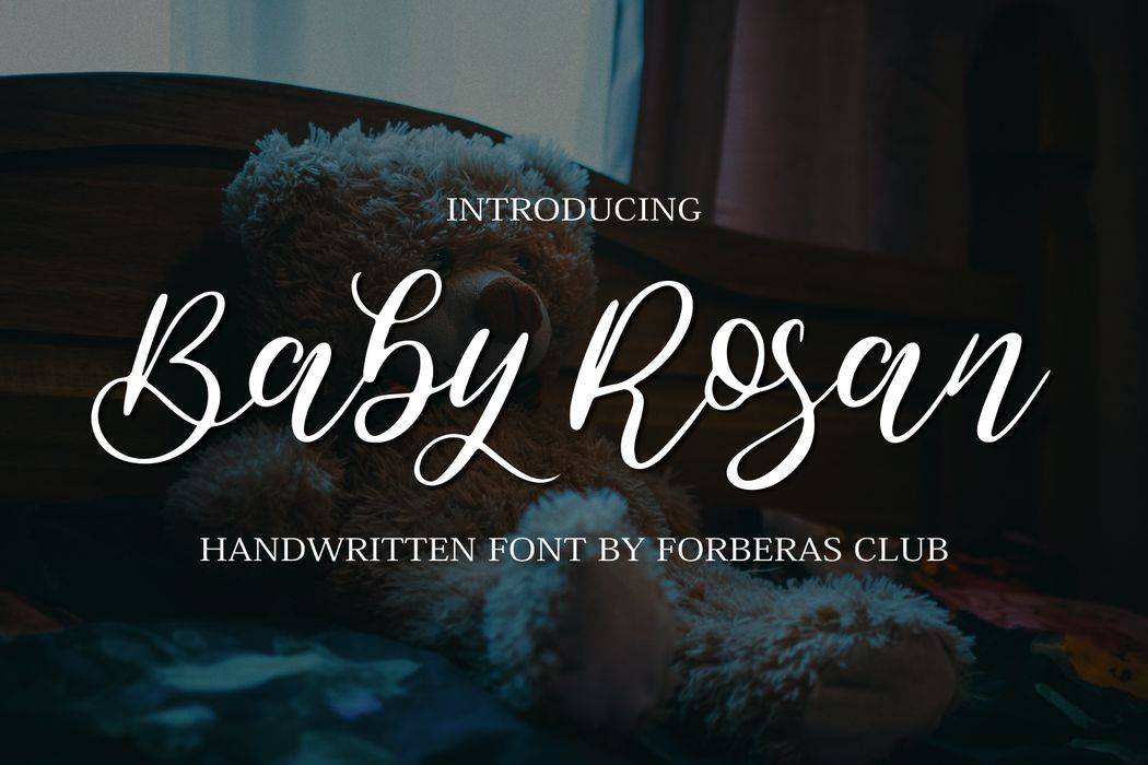 Baby Rosan Font sample