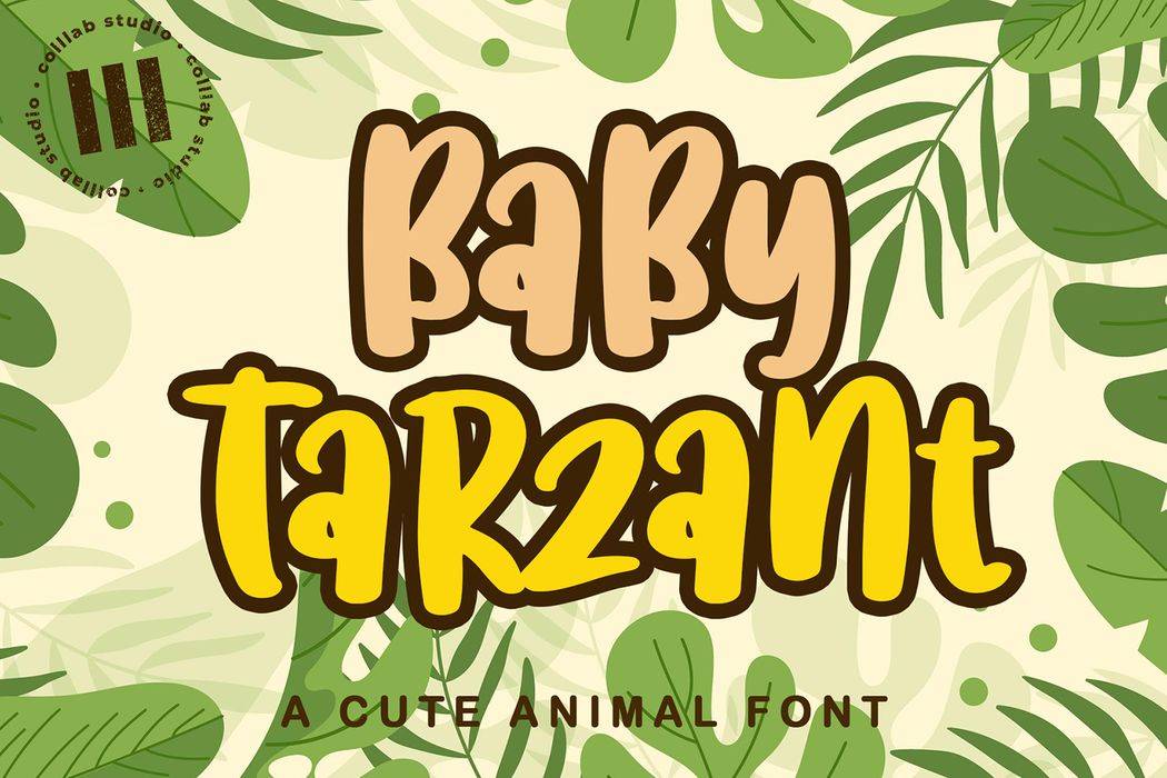 Baby Tarzant Font sample