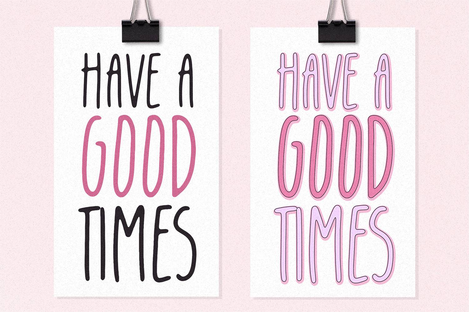 Babydance Font sample