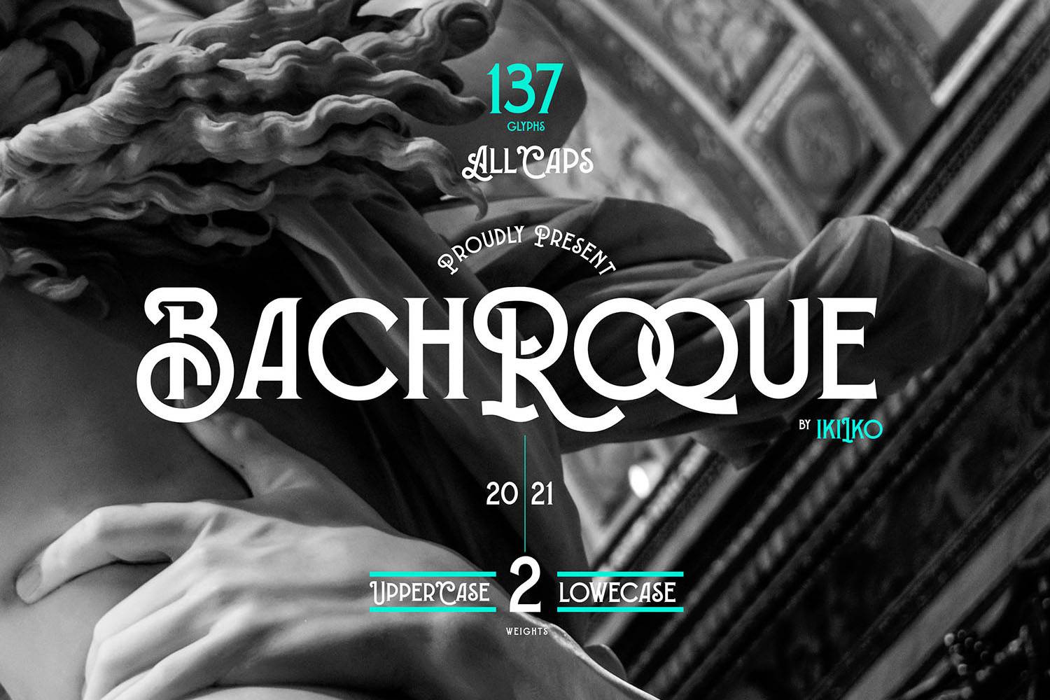Bachroque Font sample