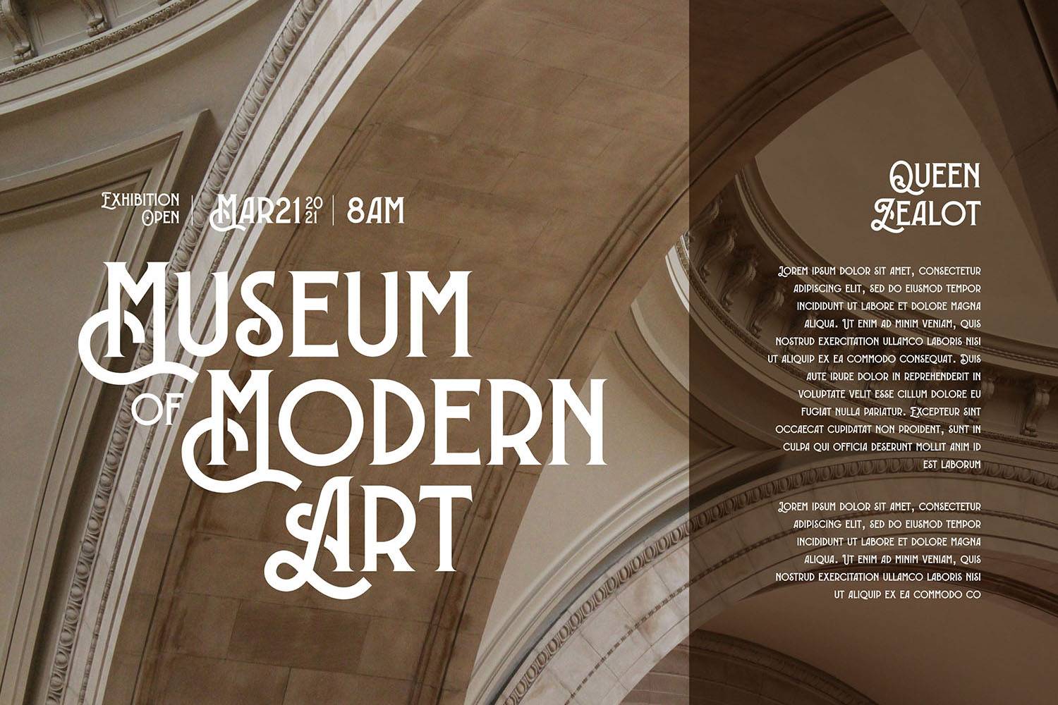 Bachroque Font sample