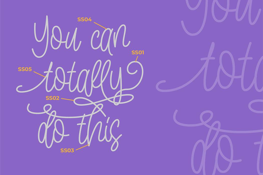 Badelion Font sample