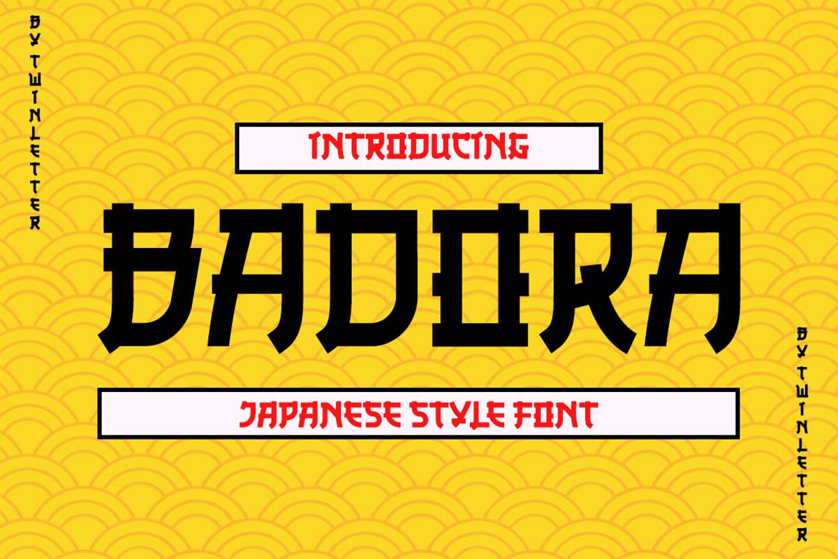 Badora Font sample