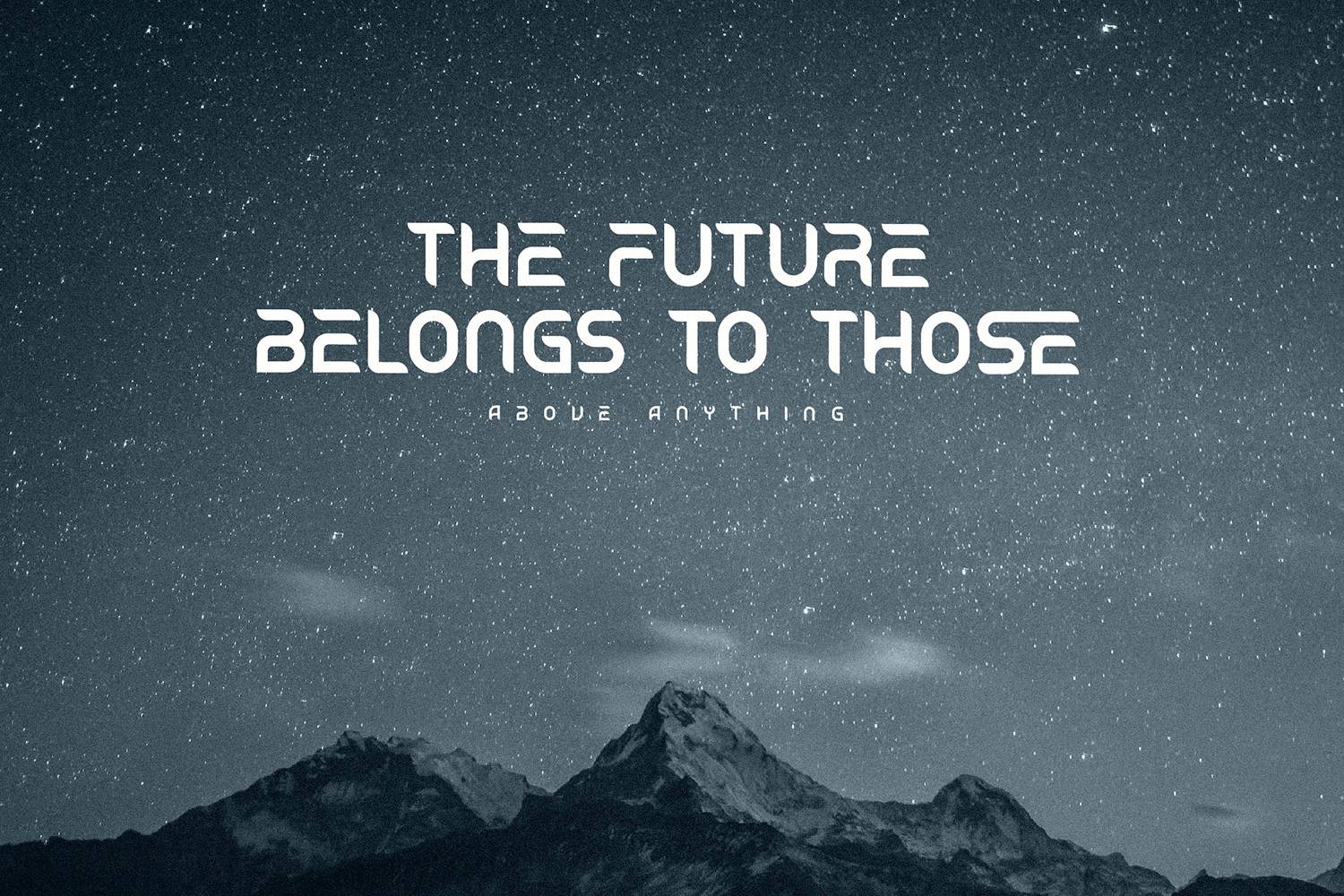 Bagero Font sample