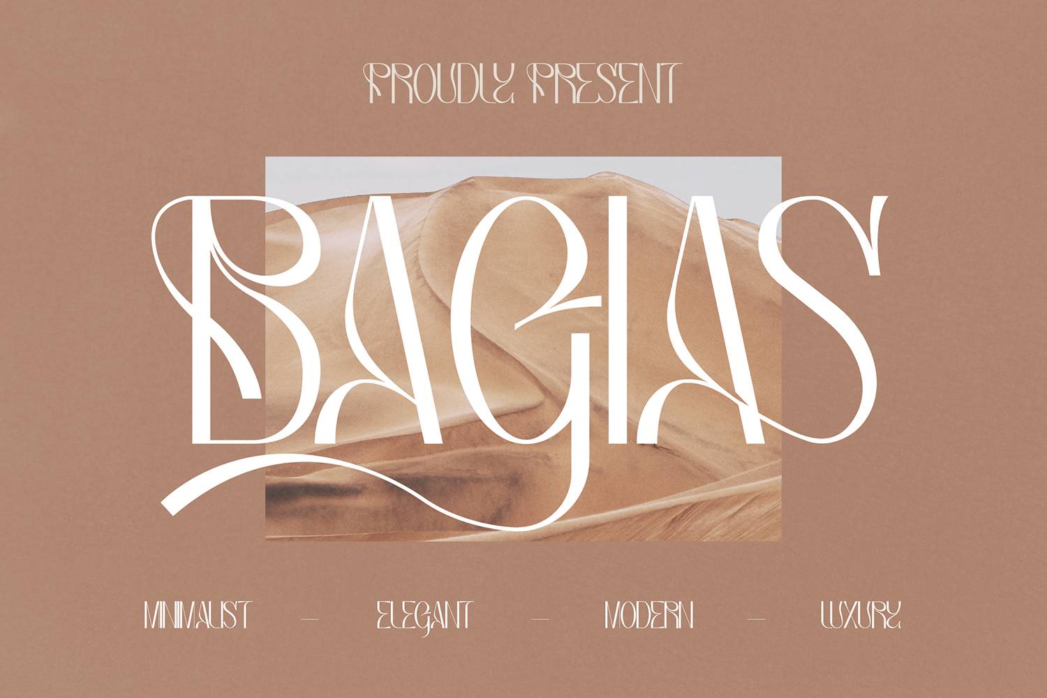 Bagias Font sample