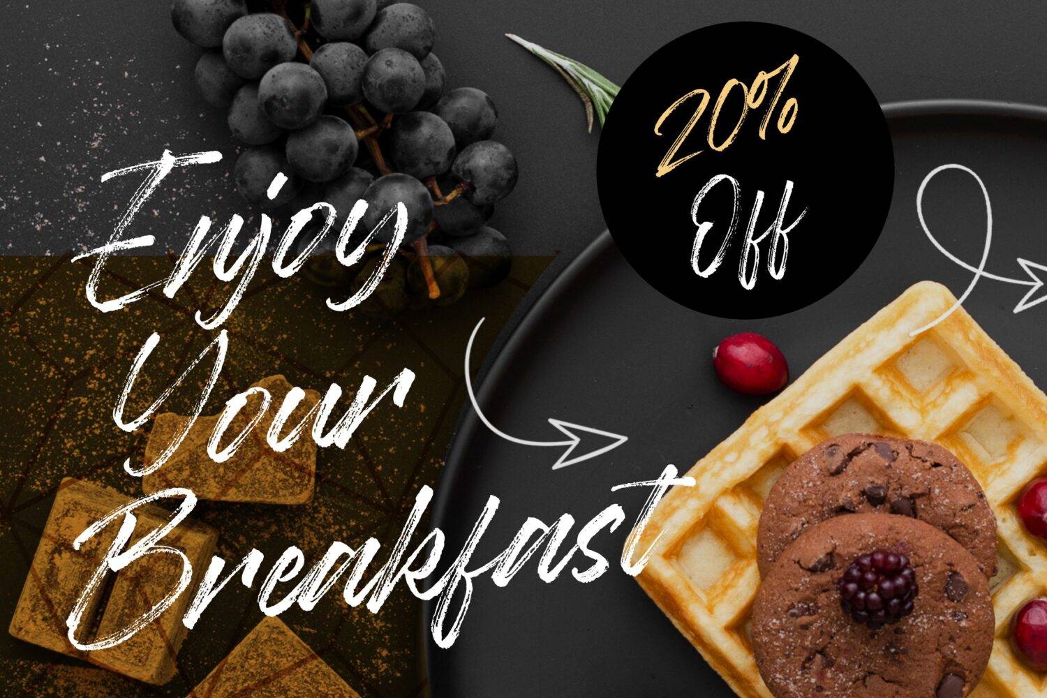 Baguette Natural Handbrushed Font sample