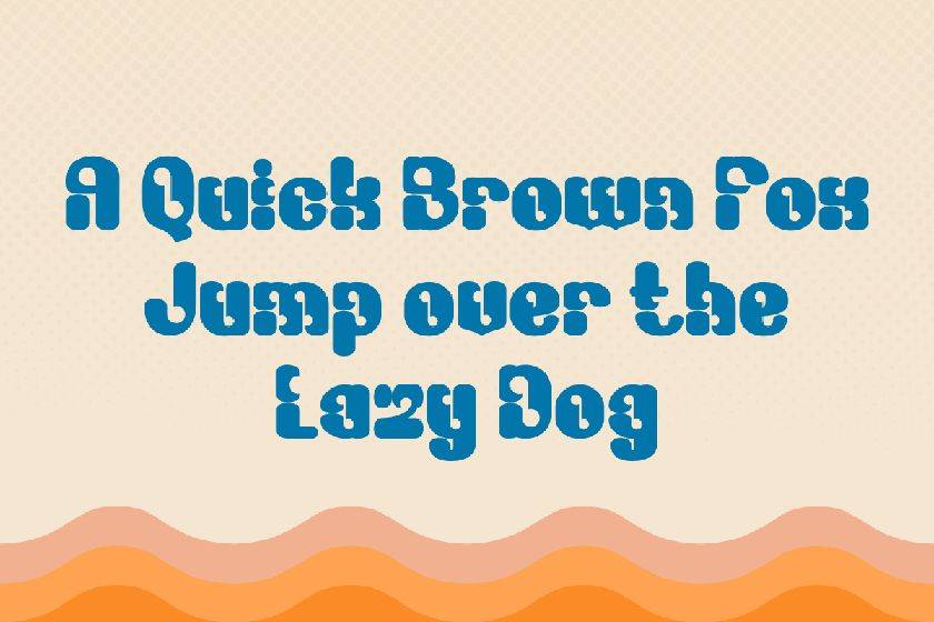 Bagusih Font sample