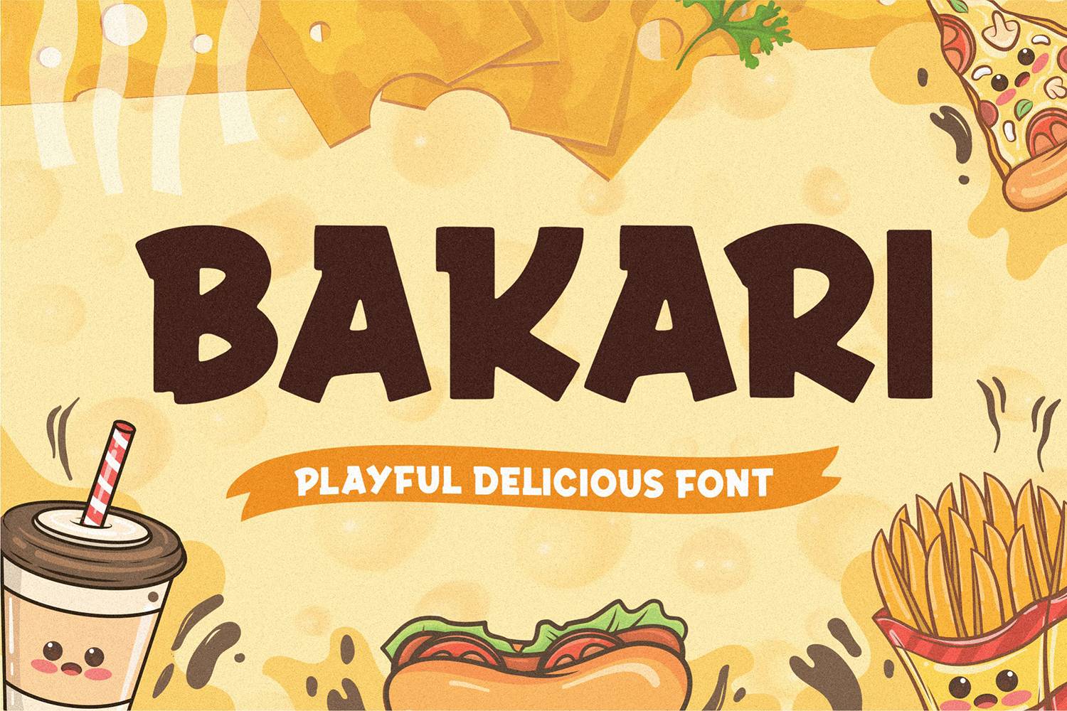 Bakari Font sample