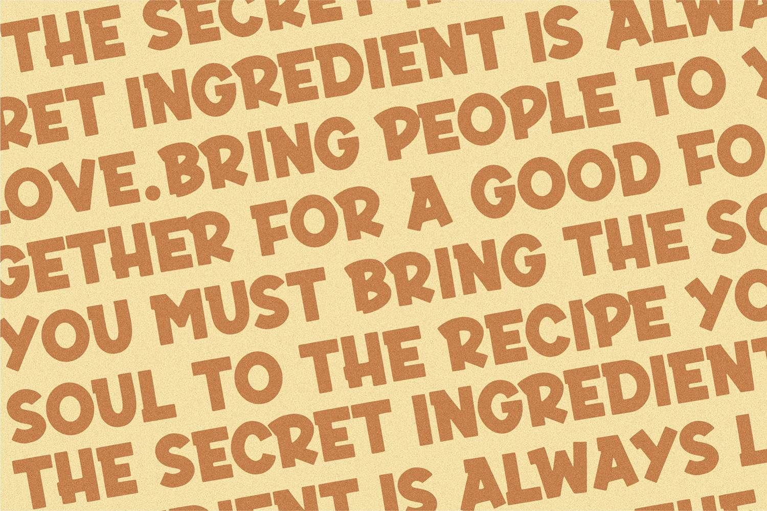 Bakari Font sample
