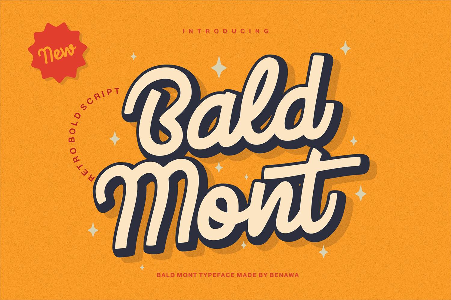 Bald Mont Font sample