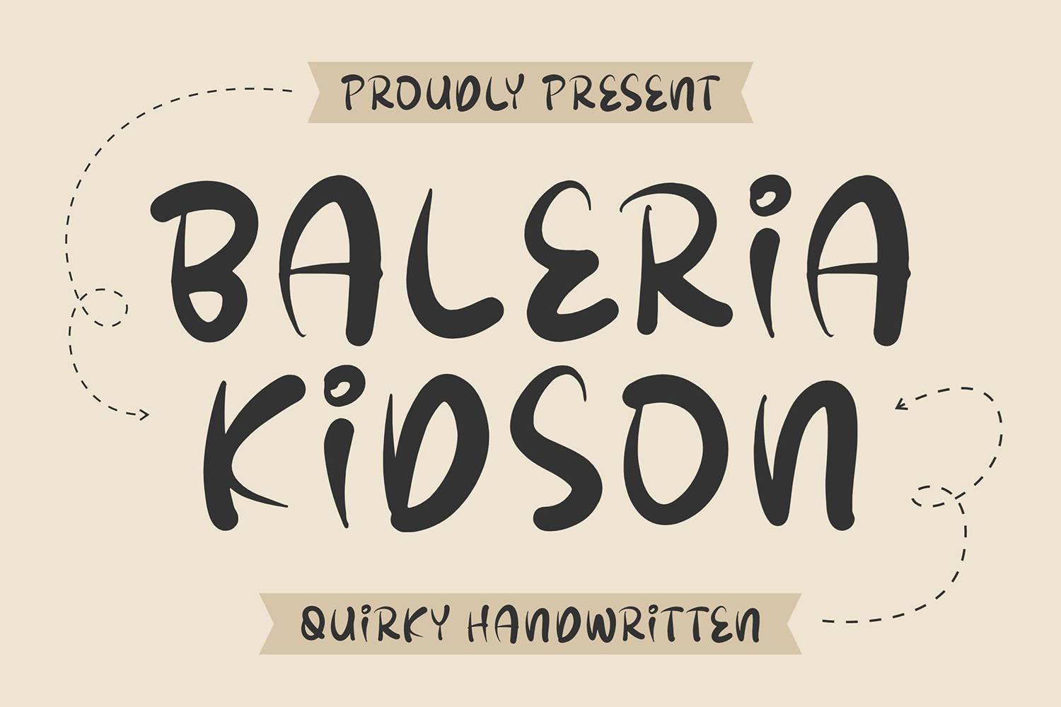Baleria Kidson Font sample