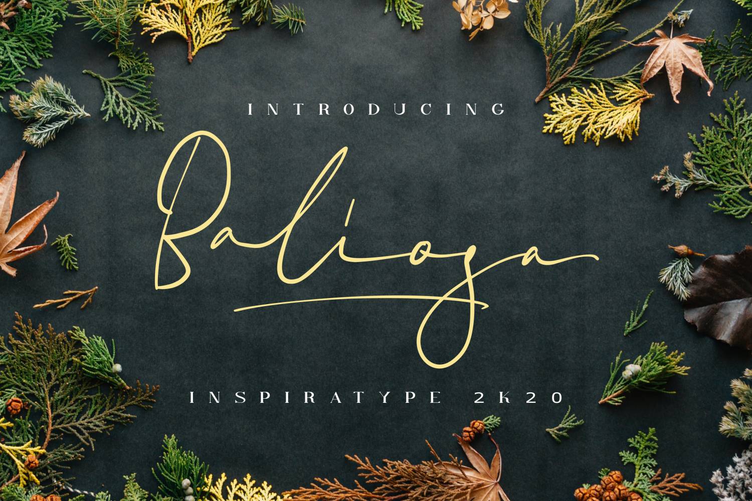 Baliosa Font sample