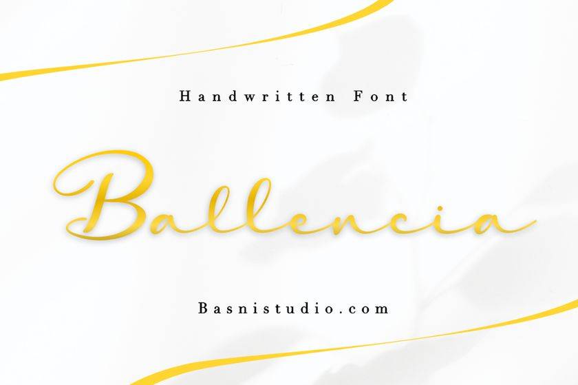 Ballencia Font sample
