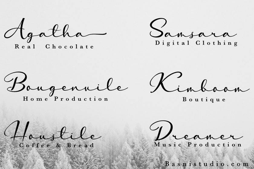 Ballencia Font sample