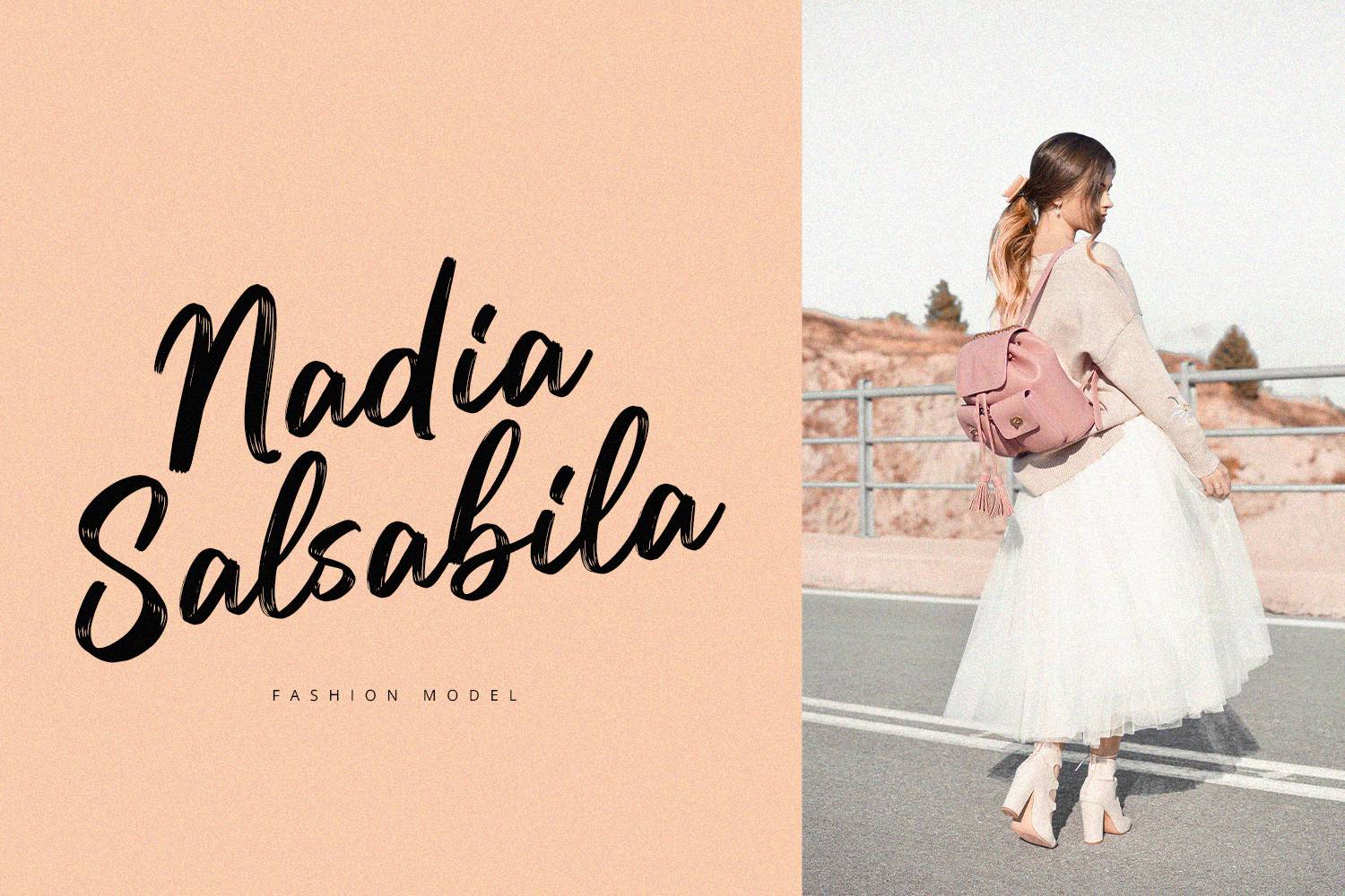Balletic Font sample