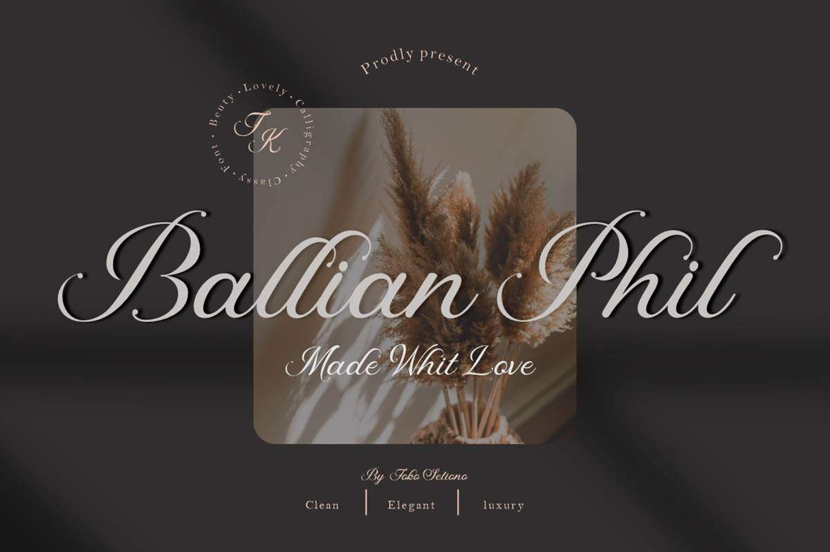 Ballian Phil Font sample