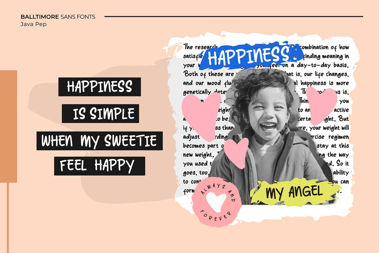 Balltimore Font sample