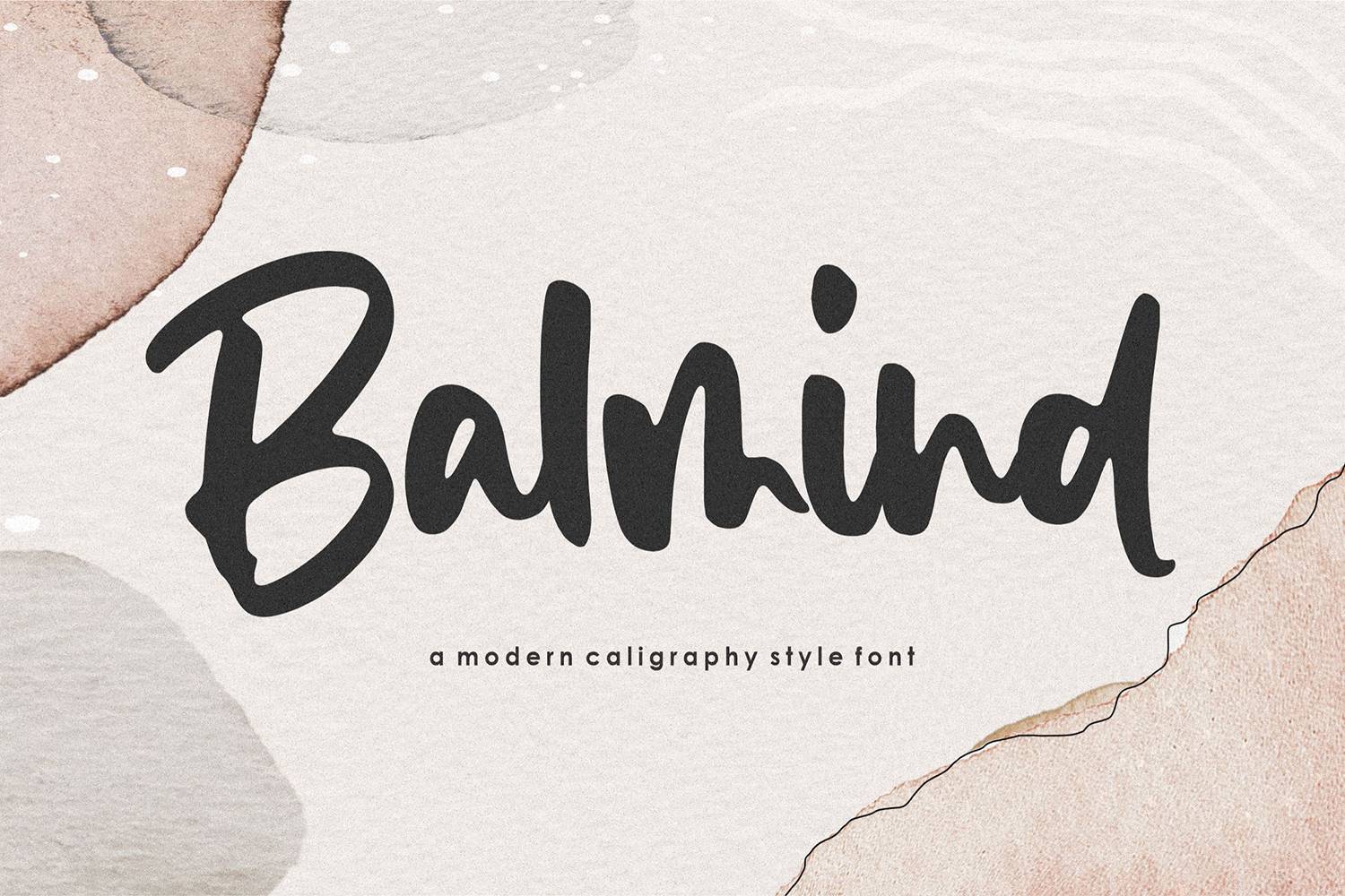 Balmind Font sample