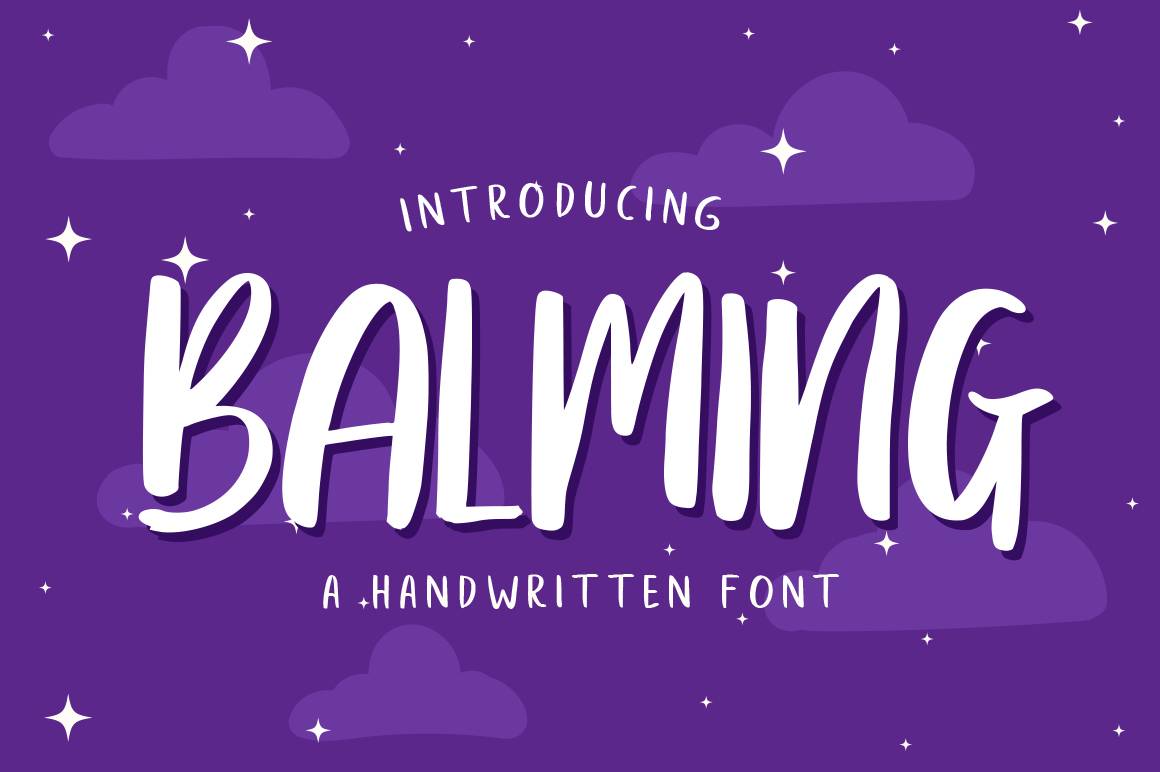 Balming Font sample