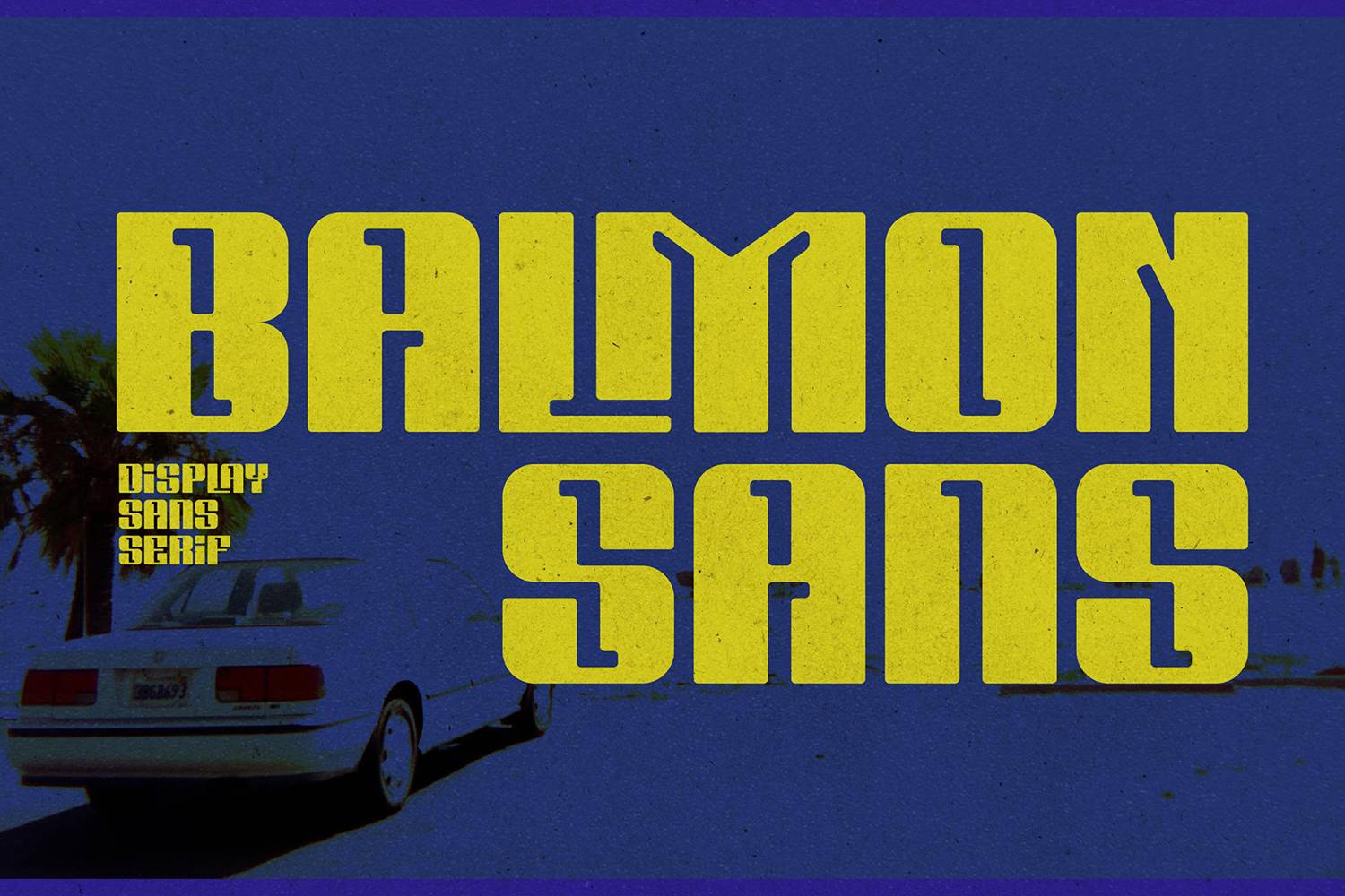 Balmon Sans Font sample