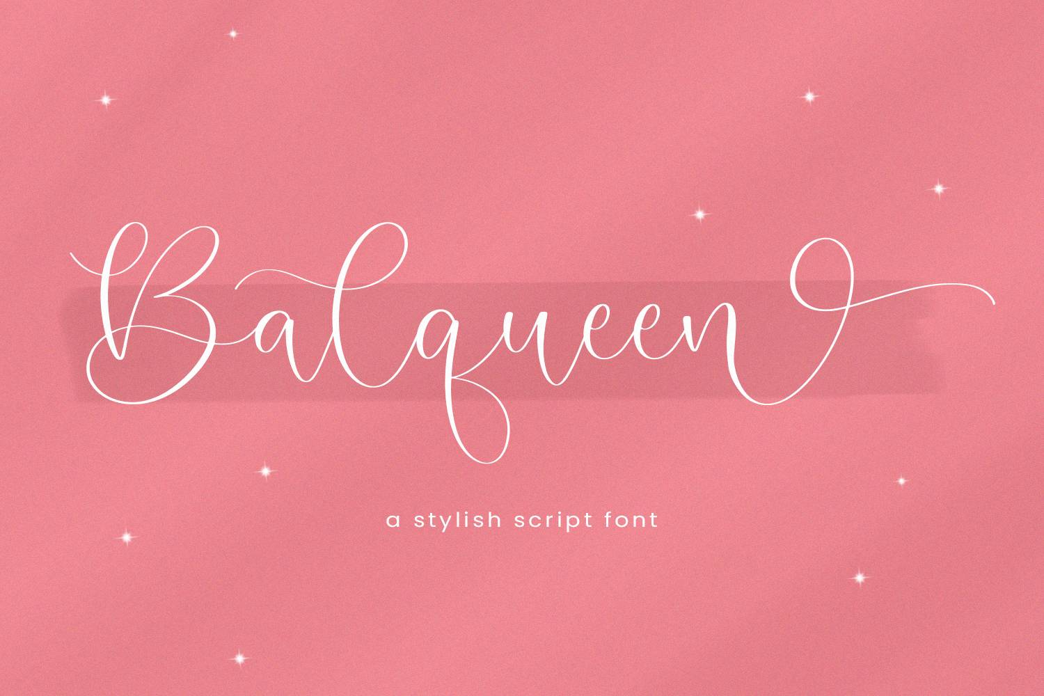 Balqueen Font sample