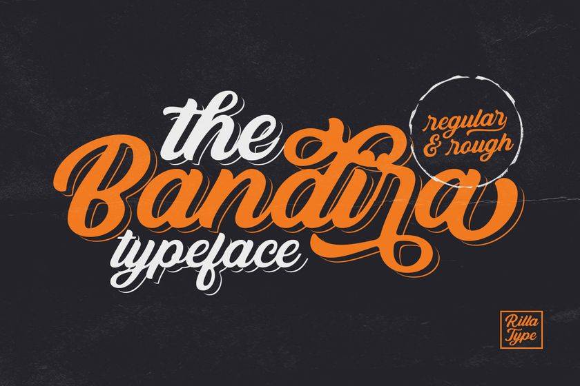 Bandira Font sample