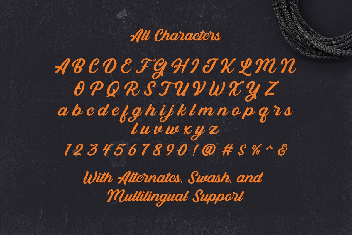 Bandira Font sample