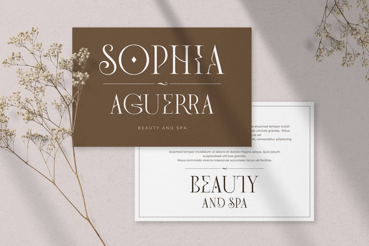 Banery Font sample
