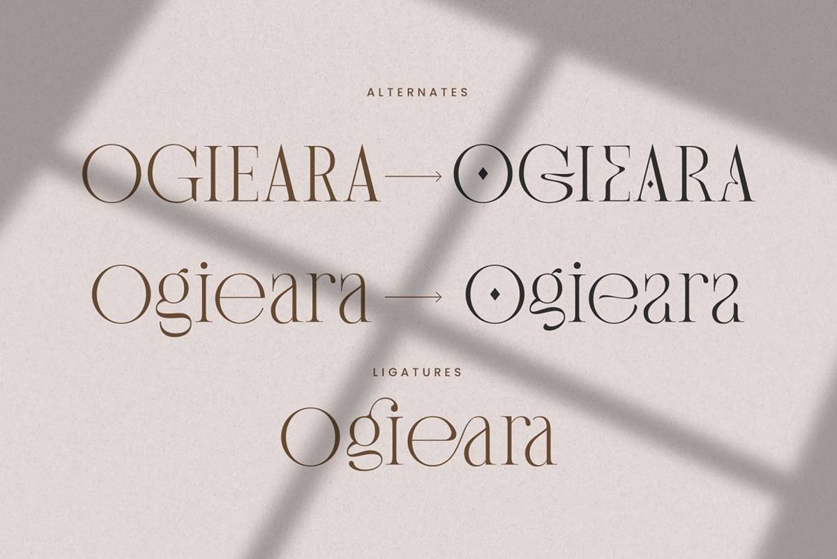 Banery Font sample