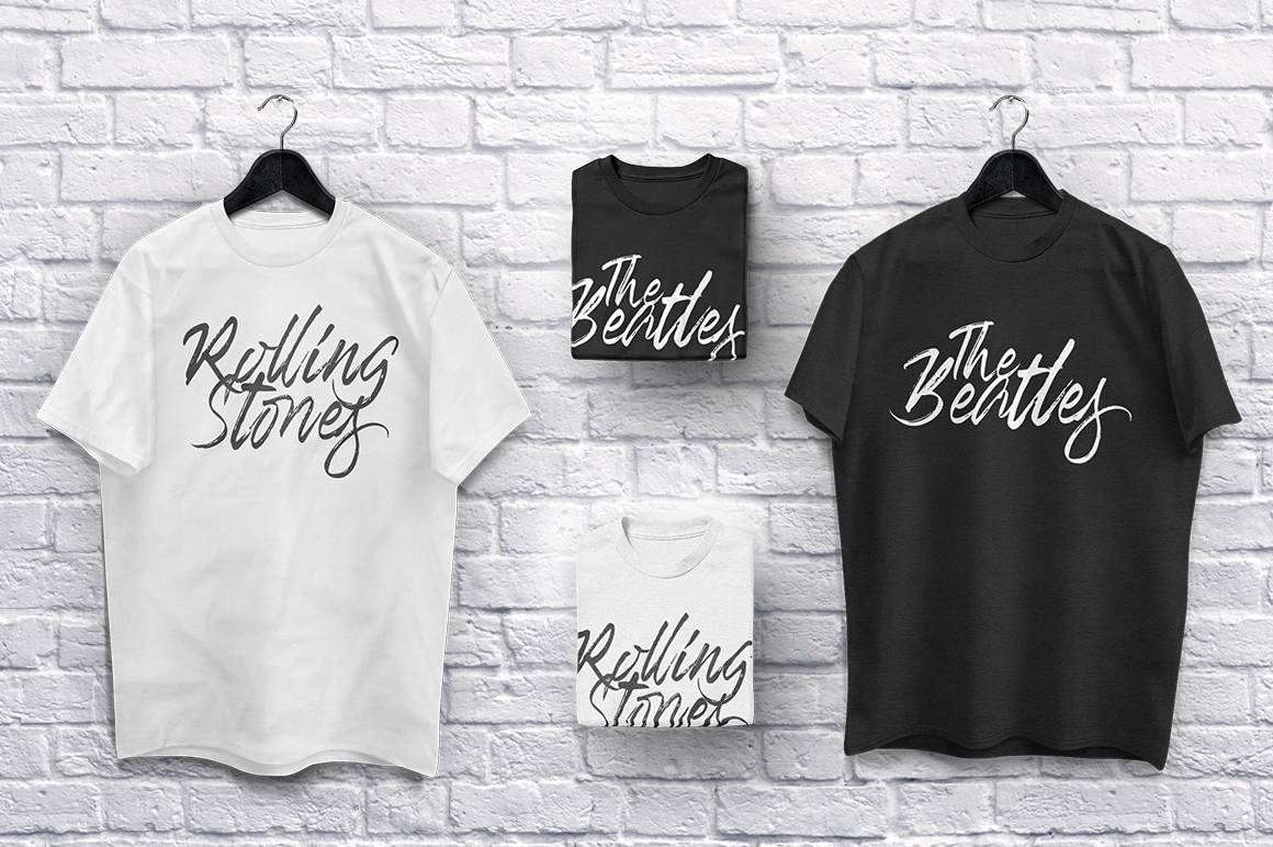 Banshee Brush Font sample