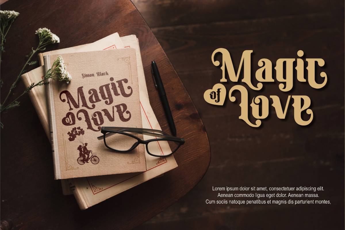 Banthern Font sample