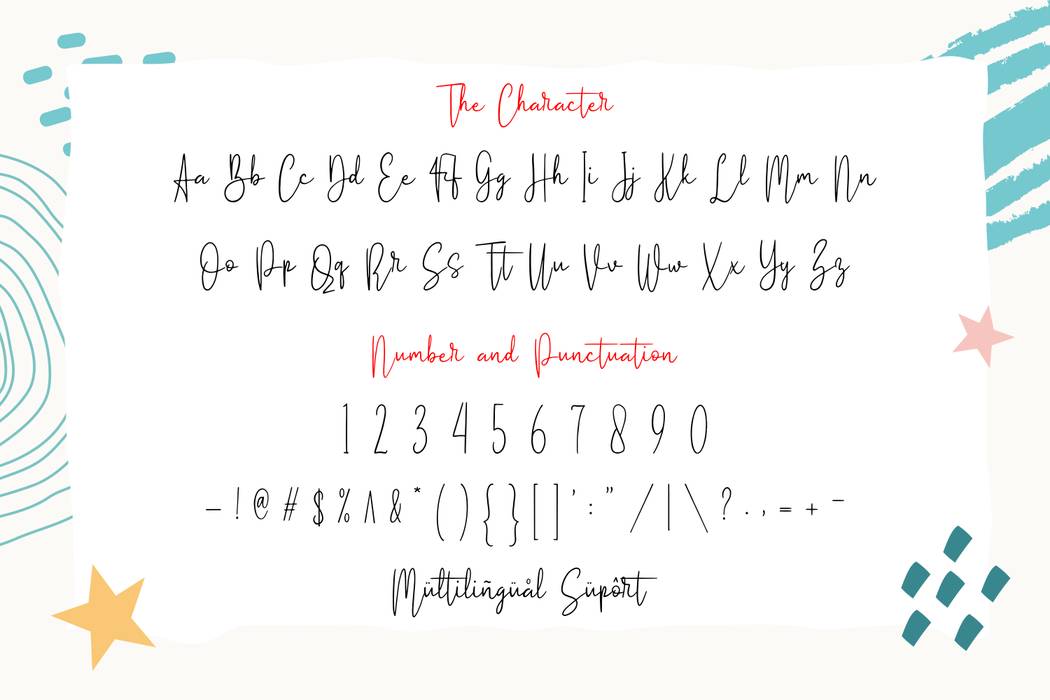 Bantublesh Font sample