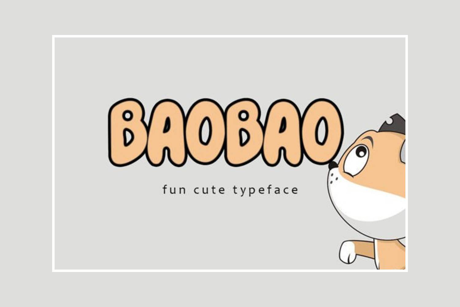 Baobao Font sample