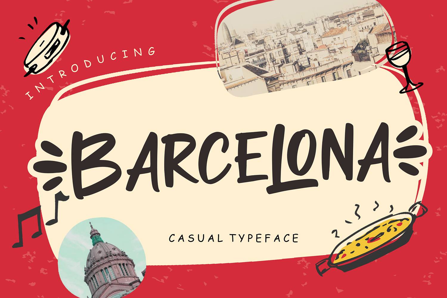 Barcelona Font sample