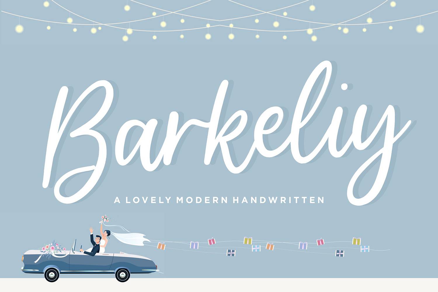 Barkeliy Font sample