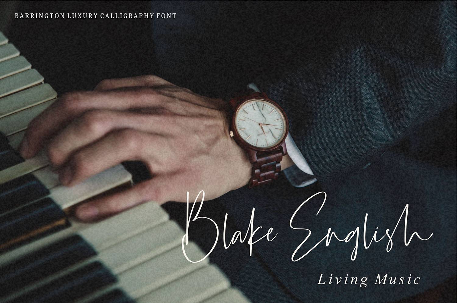 Barrington Font sample