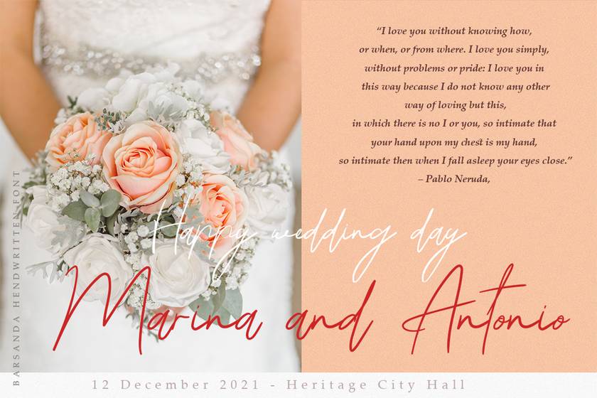 Barsanda Font sample