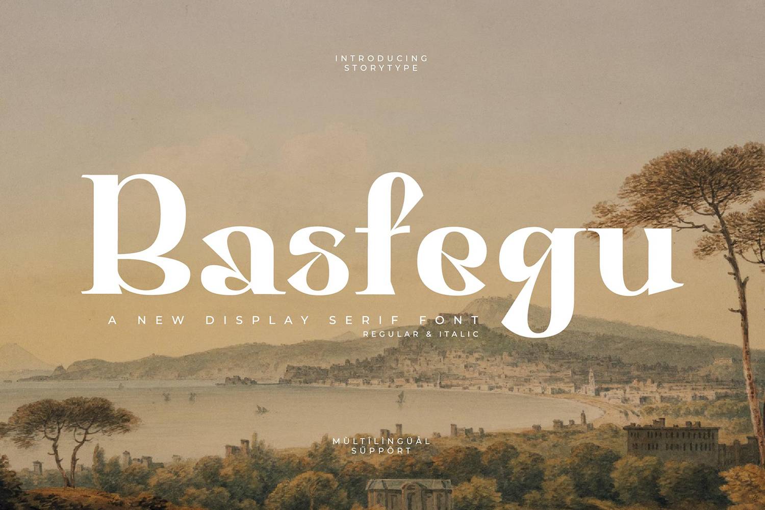 Basfegu Font sample