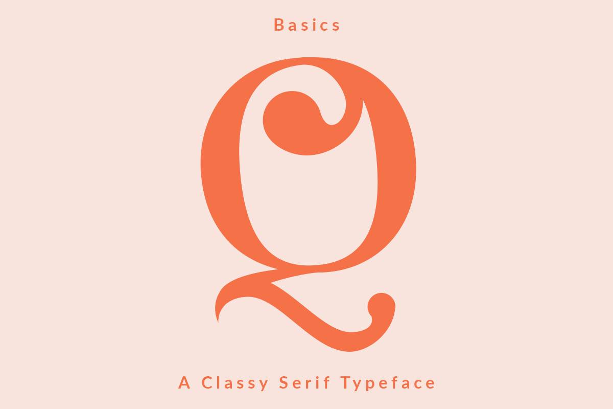 Basics Serif Font sample