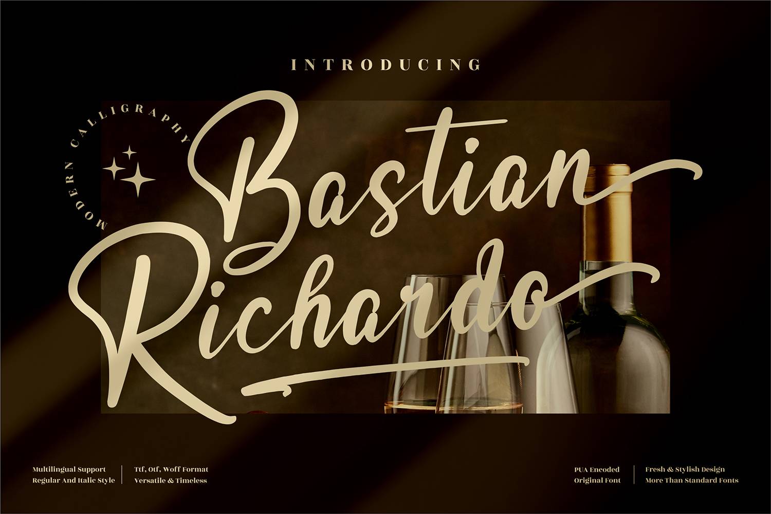 Bastian Richardo Font sample