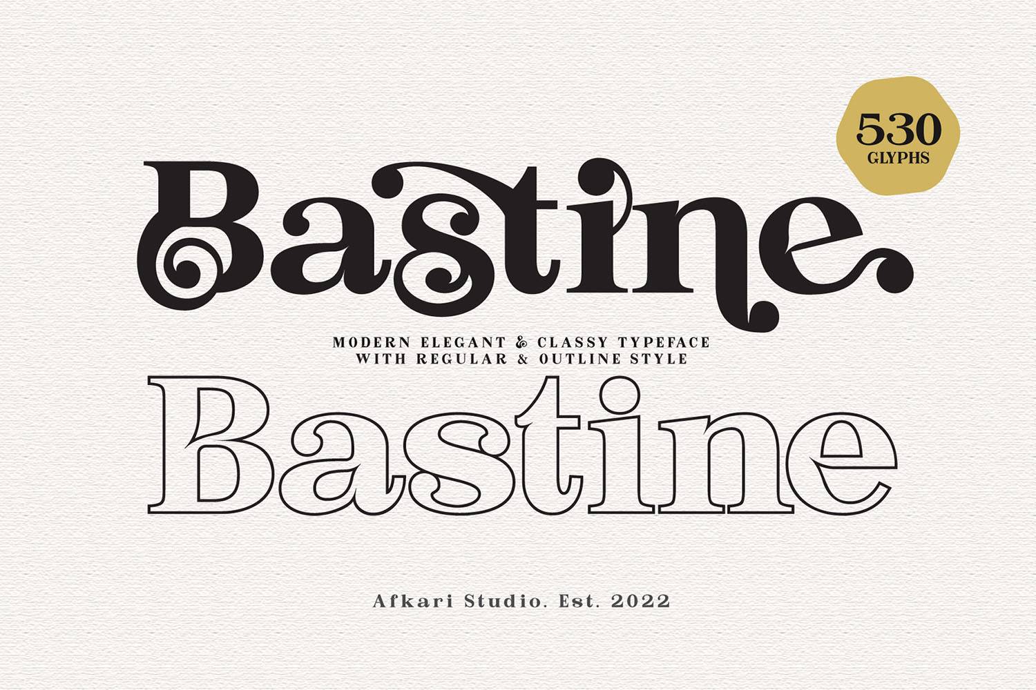 Bastine Font sample