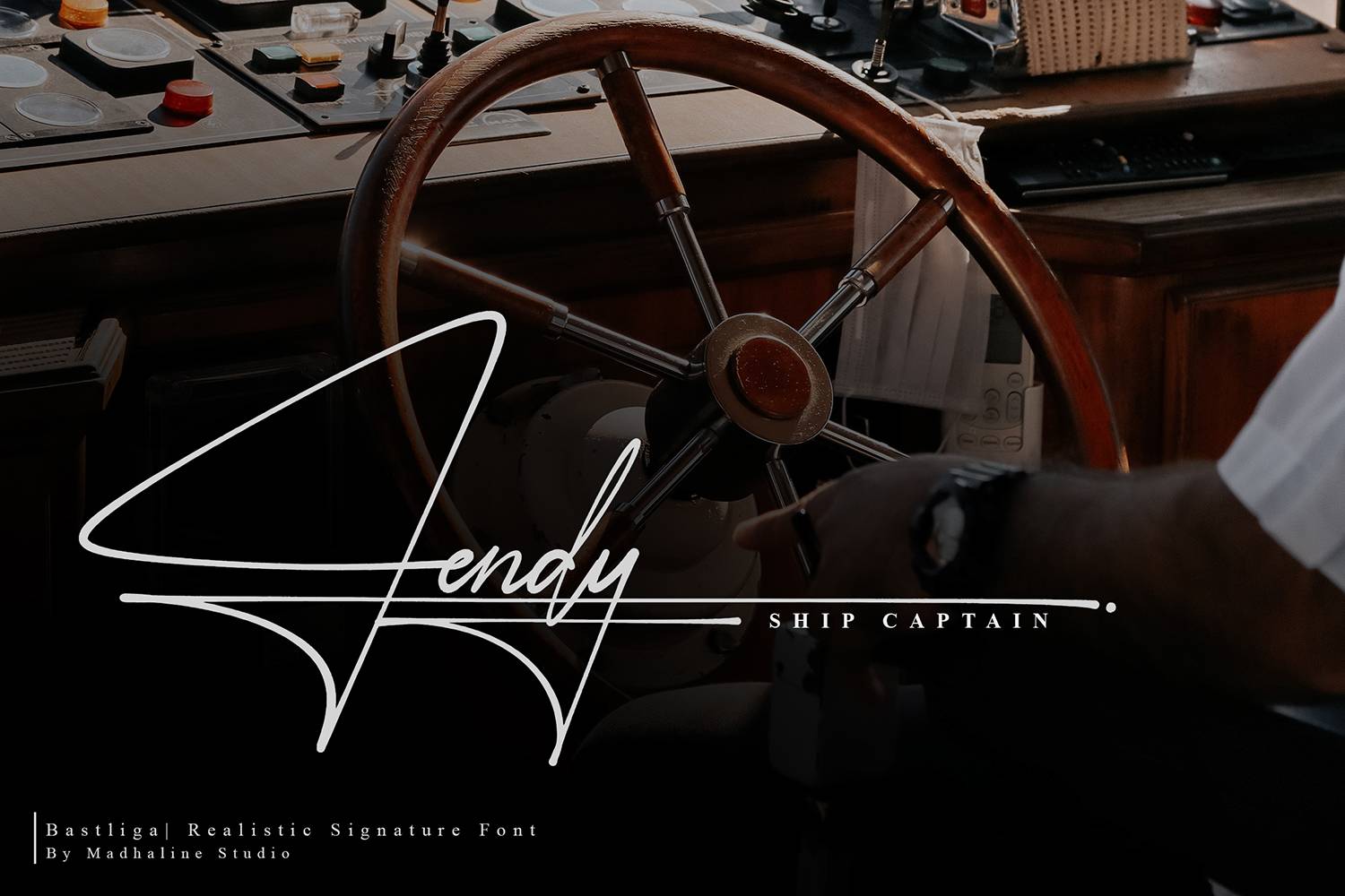 Bastliga Font sample