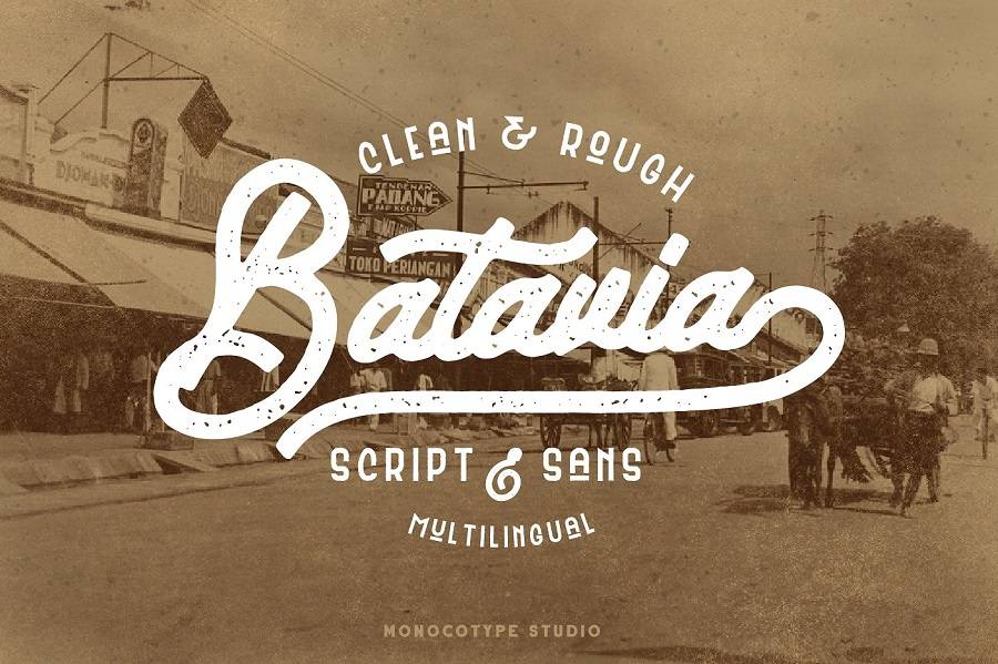 Batavia Font Duo sample