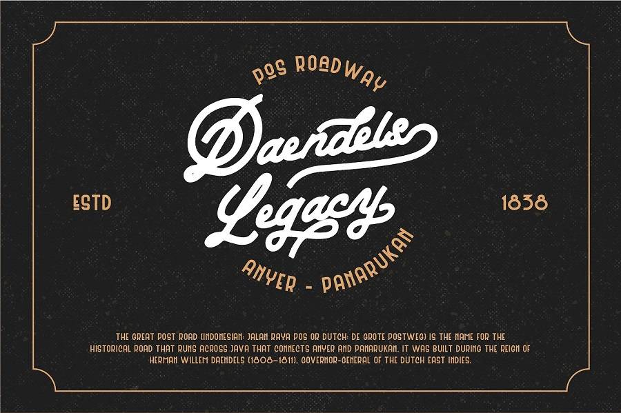 Batavia Font Duo sample