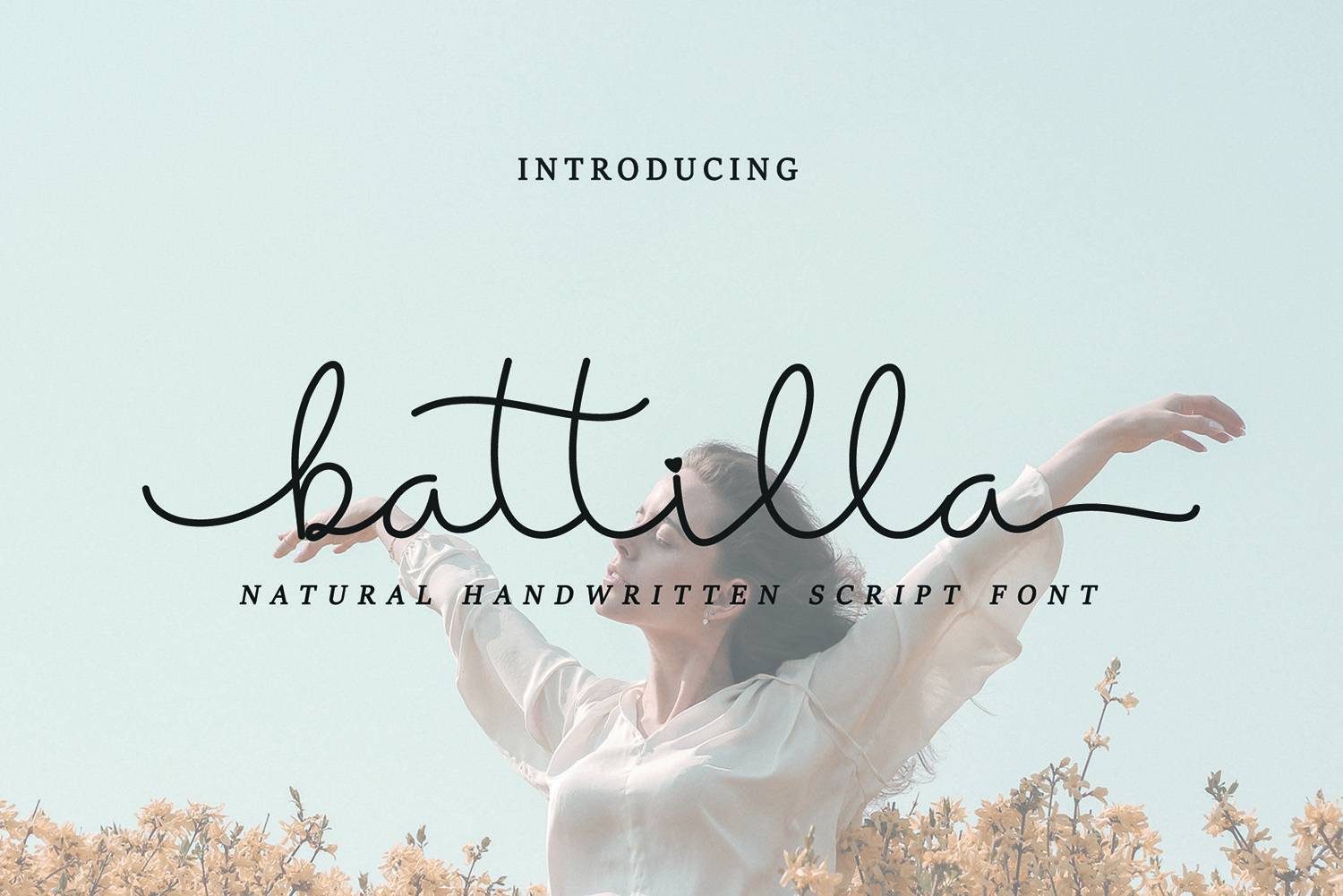 Battilla Font sample