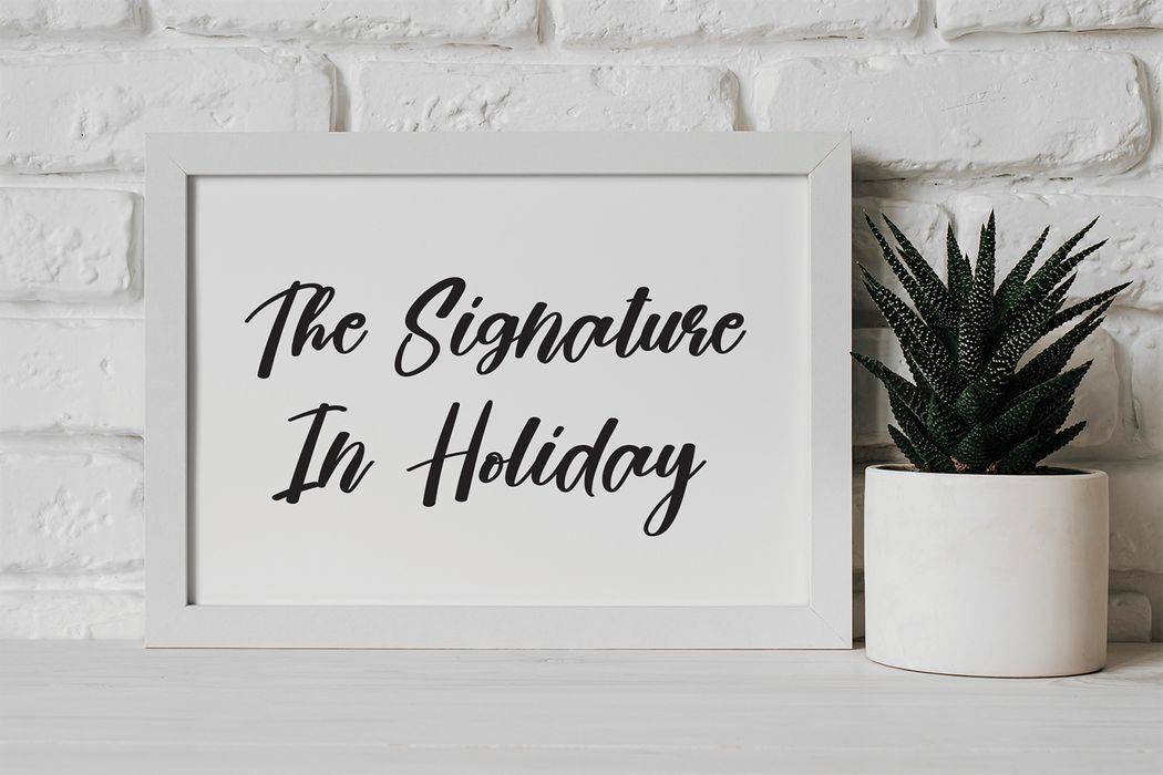 Beach Font sample