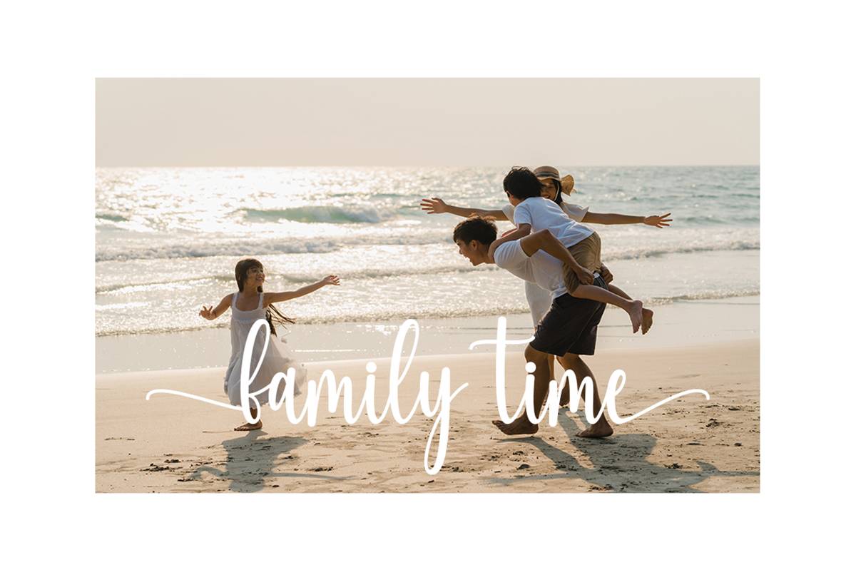 Beach Stories Font sample