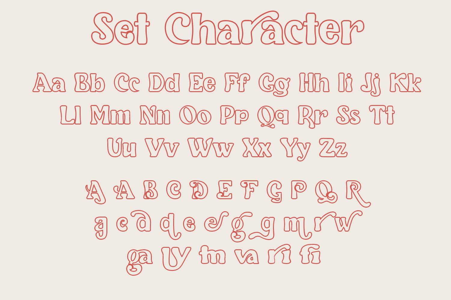Beagris Font sample