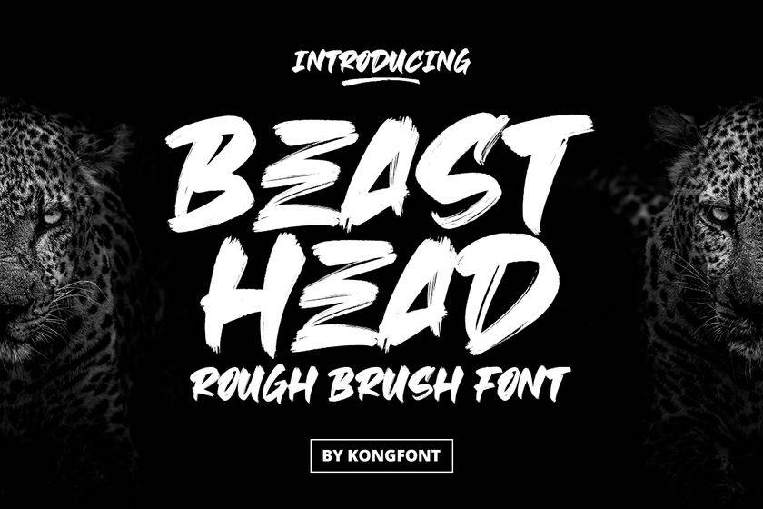 Beast Head Font sample