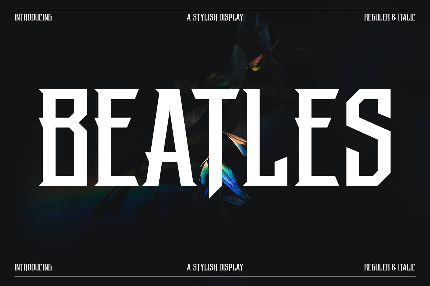 Beatles Font sample
